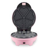 Ⓜ️🔵🔵🔵 Weasy KID400 - Piastra rosa per dolcetti con 4 stampi differenti intercambiabili (donut, waffle, cupcakes o muffin)
