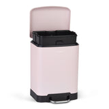Ⓜ️🔵🔵🔵 Les Collectors N°678 - [📦🚨Spedizione immediata!🚚💨] Pattumiera da bagno a pedale in ACCIAIO INOX, colore ROSA opaco, 6L