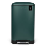 Ⓜ️🔵🔵🔵 Les Collectors N°701 - Pattumiera da cucina a pedale in ACCIAIO INOX, colore VERDE SCURO opaco, 30L