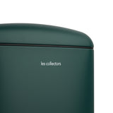 Ⓜ️🔵🔵🔵 Les Collectors N°701 - Pattumiera da cucina a pedale in ACCIAIO INOX, colore VERDE SCURO opaco, 30L
