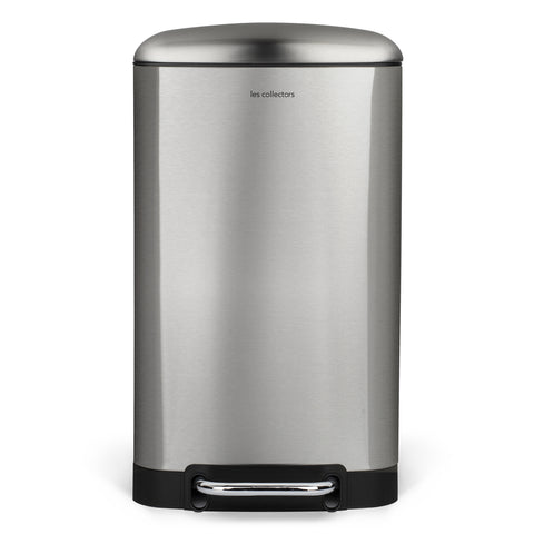 Ⓜ️🔵🔵🔵👌 Les Collectors N°712 - Pattumiera da cucina a pedale in ACCIAIO INOX, colore ACCIAIO INOX, 30L