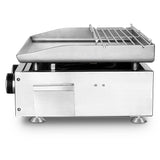 Ⓜ️🔵🔵🔵 H.Koenig PLX920 - Piastra a gas ALTISSIMA QUALITÀ, acciaio INOX, piastra pesante alto spessore, 2 bruciatori, fuochi ad U