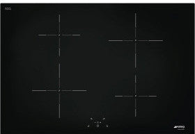 Ⓜ️🔵🔵🔵👌 Smeg SI5741D - Piano di cottura a induzione, nero, 75cm