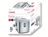 Ⓜ️🔵🔵🔵 H.Koenig KB15 - Macchina per il ghiaccio, ACCIAIO INOX, 3,3 litri, 150W
