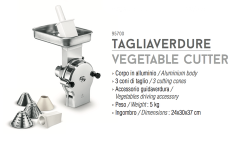 Tre Spade TOOLLIO veg cutter tool - Accessorio tagliaverdure, tagliamozzarella, PRODOTTO IN ITALIA