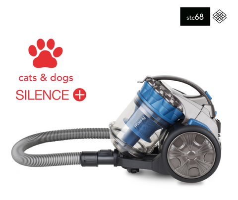 Ⓜ️🔵🔵🔵 H.Koenig STC68 PETS+ - Aspirapolvere compatto senza sacco, PET CARE animali domestici