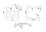 Ⓜ️🔵🔵🔵👌 Smeg S264X2 - Piano cottura 4 fuochi gas, ACCIAIO INOX, 60 cm
