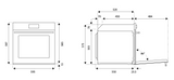 Ⓜ️🔵🔵🔵👌 BERTAZZONI F6011MODELC - Forno da incasso, RAME, 60 cm, elettrico 11 funzioni, display LCD, Serie Modern, Classe A++