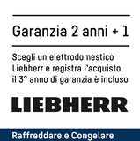 Ⓜ️🔵🔵🔵 Liebherr CTel 2531 - Frigorifero doppia porta, SMART FROST, SteelLook/Silver, 234 litri, 140x55 cm, Nuova classe energetica F (ex A++)