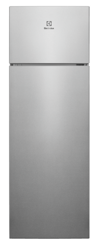 Ⓜ️🔵🔵🔵👌 Electrolux LTB1AF28U0 - Frigorifero doppia porta LOW FROST, 5 anni garanzia sul compressore, Argento + Acciaio Inox antimpronta, 244 litri, Nuova classe energetica F