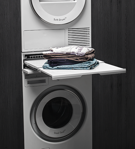 Ⓜ️🔵🔵🔵 Asko HDB 1153 S - Modulo per impilare con ripiano estraibile, acciaio