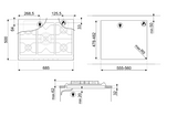 Ⓜ️🔵🔵🔵 Smeg SRV575GH5 - Piano di cottura, 5 fuochi/ uno ultrarapido, 70/75 cm, Acciaio Inox, Incasso