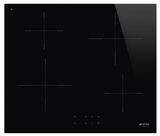 Ⓜ️🔵🔵🔵 Smeg SI2641D - Piano cottura ad induzione, nero, 60 cm, Estetica Universale, Incasso