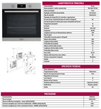 Ⓜ️🔵🔵🔵👌 Hotpoint Ariston FA2 840 P IX HA - Forno elettrrico da incasso, INOX, pirolitico, AUTOPULENTE, Classe A+