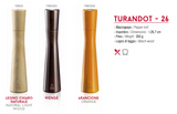 Ⓜ️🔵🔵🔵👌 Tre Spade Turandot 26 FMB2605 - Macinino Macinapepe prodotto artigianalmente in Italia, 27 cm, legno di faggio certificato PEFC, color wengè, macine garantite 25 anni