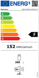 Ⓜ️🔵🔵🔵 Electrolux LRS1DF39W - Frigorifero monoporta, BIANCO, 390 litri, Nuova classe energetica F