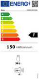 Ⓜ️🔵🔵🔵👌 Beko RSNE445E33XN - Frigorifero monoporta, INOX, Total No-Frost, 445 litri, Nuova classe energetica F