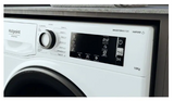 Ⓜ️🔵🔵🔵👌 Hotpoint Ariston NBT 1046 WDA - Lavatrice 10 kg INVERTER, programmi VAPORE, bianca, centrifuga max 1351 giri, Nuova classe A