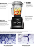 Ⓜ️🔵🔵🔵 VITAMIX ASCENT 2300 INTERLOCK BLACK - Power blender altissime prestazioni, GARANZIA 10 ANNI sul motore