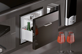 Ⓜ️🔵🔵🔵 Vitrifrigo TD45 - Minibar a cassetto termoelettrico, SUPERSILENZIOSO, pannello porta nero specchiato