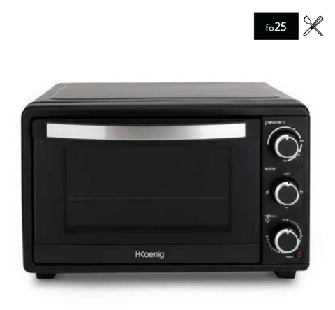 Ⓜ️🔵🔵🔵👌 H.Koenig FO25 - Forno elettrico compatto