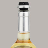 Ⓜ️🔵🔵🔵👌 LES PETITS CHAMPS WOM440 - Pompa sottovuoto manuale per conservare il vino, SENZA BPA, copro in ACCIAIO INOX