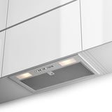 Ⓜ️🔵🔵🔵 Faber INKA SMART C/33 LG A70 - Cappa da incasso, grigio chiaro, 70 cm, 300 m³/h, Classe D