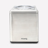 Ⓜ️🔵🔵🔵 H.Koenig HF340+2xBO334 - Pacchetto con gelatiera professionale con 2 CESTELLI EXTRA in ACCIAIO INOX con manico