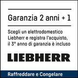 Ⓜ️🔵🔵🔵 Liebherr SFNsfe 5227 - Congelatore verticale, SteelFinish, NoFrost, 277 litri, 186x60 cm, Nuova classe E