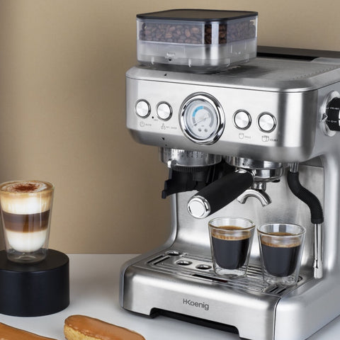 Ⓜ️🔵🔵🔵 H.Koenig EXPRO980 - Macchina per caffè espresso con