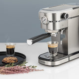 Ⓜ️🔵🔵🔵👌 H.Koenig EXP820 - Macchina per caffè espresso, CORPO IN ACCIAIO INOX