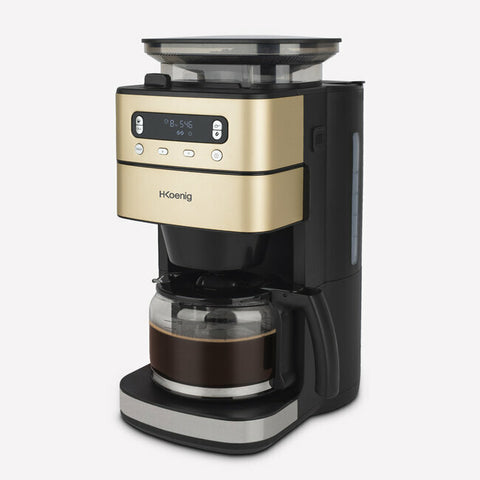 Ⓜ️🔵🔵🔵👌 H.Koenig MGX90 - Macchina per caffè americano con macina chicchi integrato, 1,4 litri