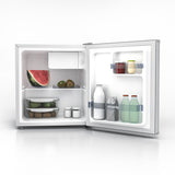 Ⓜ️🔵🔵🔵 H.Koenig FGX490 - Mini frigo COMPATTISSIMO con CELLETTA FREEZER, a posa libera, colore SILVER/ARGENTO, volume 45 litri, altezza 51 cm, Nuova classe energetica E