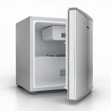 Ⓜ️🔵🔵🔵 H.Koenig FGX490 - Mini frigo COMPATTISSIMO con CELLETTA FREEZER, a posa libera, colore SILVER/ARGENTO, volume 45 litri, altezza 51 cm, Nuova classe energetica E