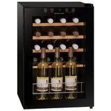 Ⓜ️🔵🔵🔵👌 DUNAVOX DXFH-20.62 - Cantina vini per 20 Bottiglie bordolesi standard, full glass nera con filtro UV, GARANZIA 3 ANNI