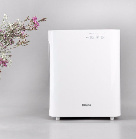 Ⓜ️🔵🔵🔵👌 H.Koenig AIR800 - Purificatore d'aria PURE AIR+, elimina fino 99.97% delle particelle ultrafini nell’aria